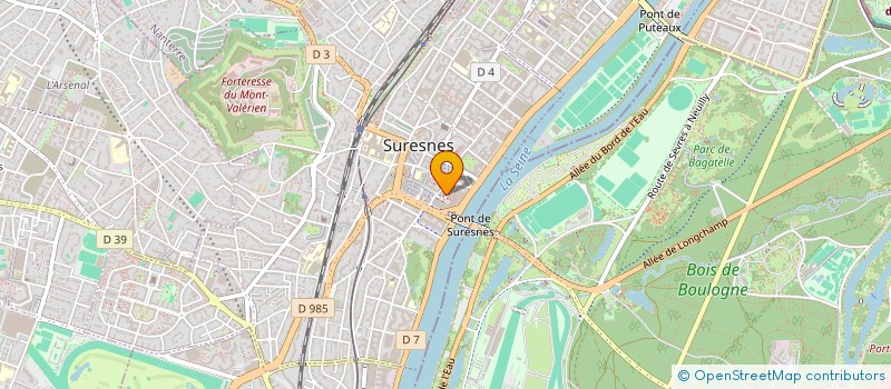 localisation de l'entreprise MARO CREATIONS à SURESNES