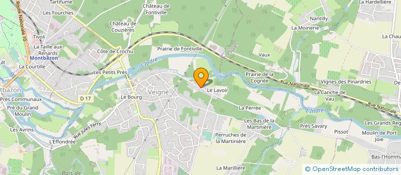 localisation de l'entreprise MARO SERVICE à VEIGNE