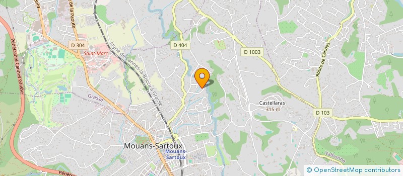 localisation de l'entreprise MAROB  MOUANS-SARTOUX