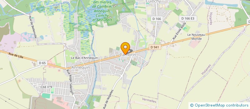 localisation de l'entreprise MAROBE  CAMBRIN