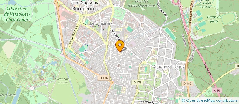 localisation de l'entreprise MAROBECA  LE CHESNAY-ROCQUENCOURT