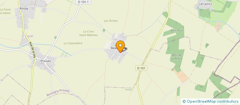 localisation de l'entreprise MAROBI à BOUTIGNY-PROUAIS