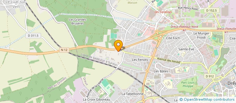 localisation de l'entreprise MAROBLI à DREUX