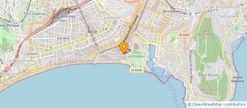 localisation de l'entreprise MAROBO JUNIOR à NICE