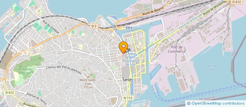 localisation de l'entreprise MAROC CONNEXION à SETE