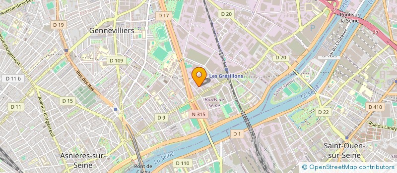 localisation de l'entreprise MAROC EXPRESS à GENNEVILLIERS