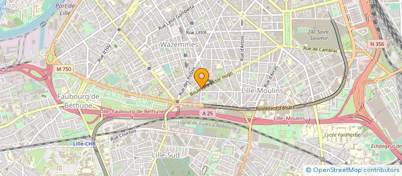 localisation de l'entreprise MAROC EXPRESS à LILLE