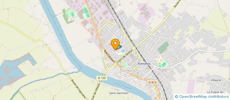 localisation de l'entreprise MAROC-FRANCE EVENTS  TONNEINS