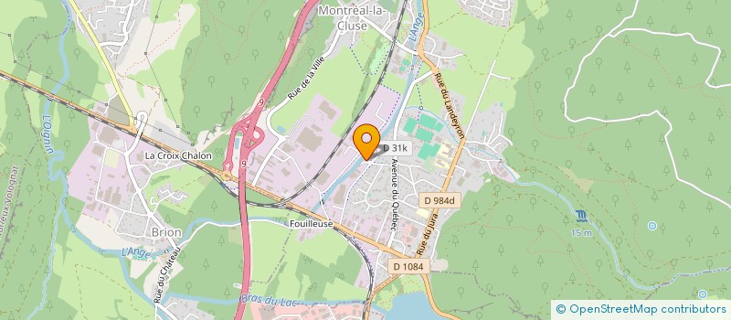 localisation de l'entreprise MAROC RAID HUMANITAIRE AU GRAND COEUR  MONTREAL-LA-CLUSE