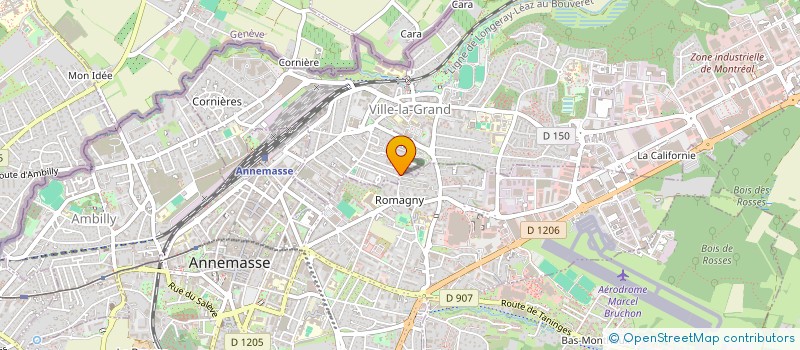 localisation de l'entreprise MAROCK ATTITUDE  ANNEMASSE