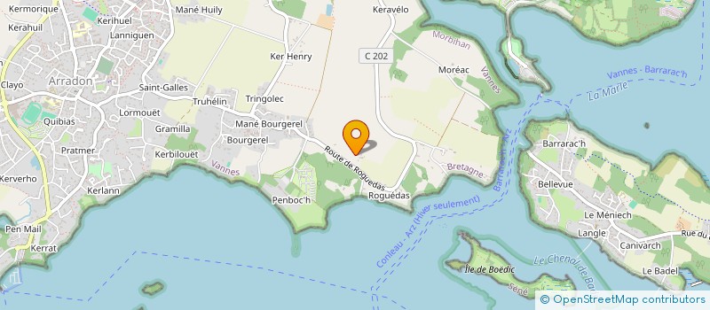 localisation de l'entreprise MAROCLE  ARRADON