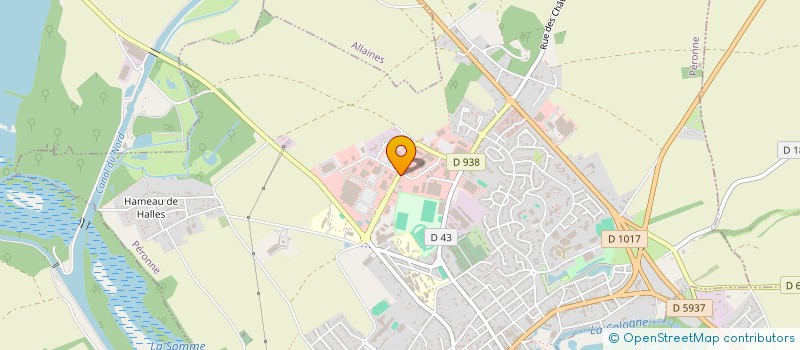 localisation de l'entreprise MARODEX à SAINT-QUENTIN