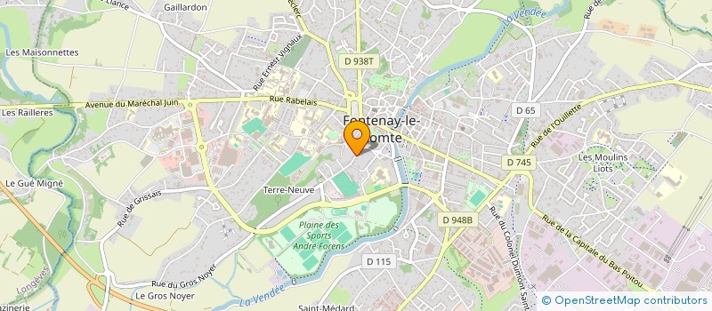 localisation de l'entreprise MARODO  FONTENAY-LE-COMTE