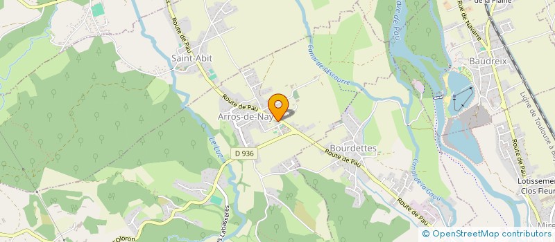 localisation de l'entreprise MAROEM INVEST  ARROS-DE-NAY