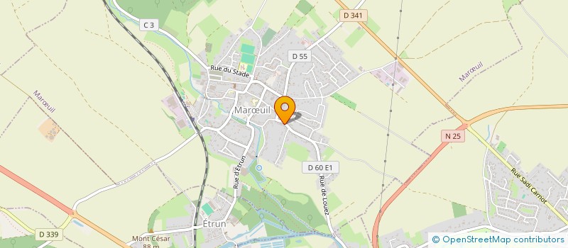 localisation de l'entreprise MAROEUIL COMBUSTIBLES à MARŒUIL