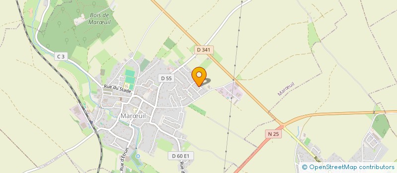 localisation de l'entreprise MAROEUIL OUVERT MONDE DES ENFANTS  MARUIL
