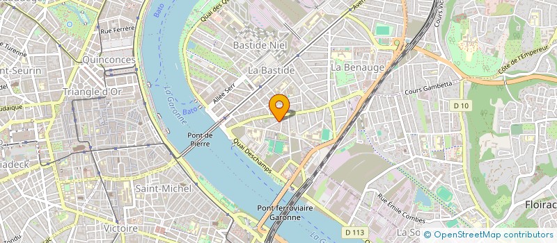 localisation de l'entreprise MAROIS POTRIQUET  BORDEAUX