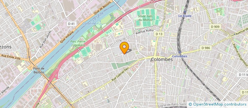 localisation de l'entreprise MAROJA à COLOMBES