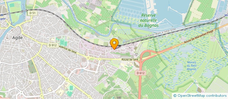 localisation de l'entreprise MAROJI  AGDE