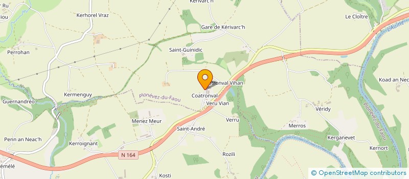 localisation de l'entreprise MAROKALY  PLONEVEZ-DU-FAOU