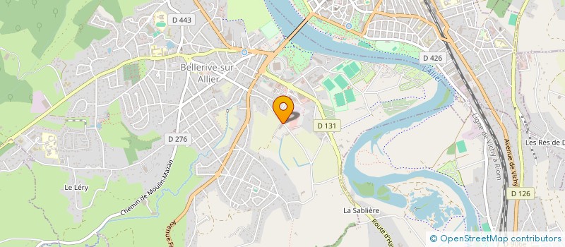 localisation de l'entreprise MAROL 3 à BELLERIVE-SUR-ALLIER