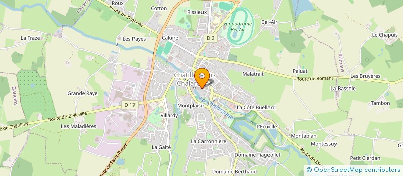 localisation de l'entreprise MAROLI  CHATILLON-SUR-CHALARONNE