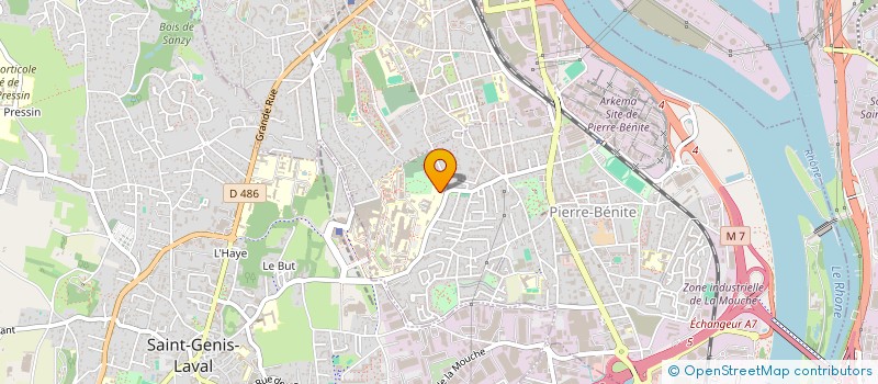 localisation de l'entreprise MAROLIN  OULLINS-PIERRE-BENITE