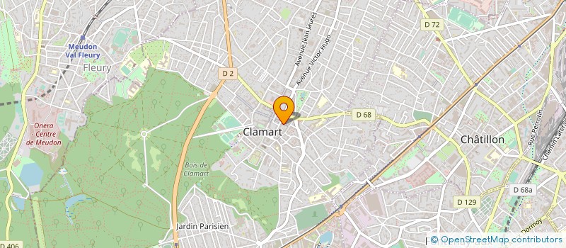 localisation de l'entreprise MAROLINE à CLAMART