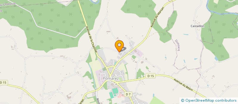 localisation de l'entreprise MAROLLEAU AQUITAINE à POMAREZ