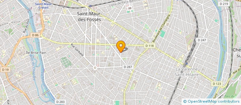 localisation de l'entreprise MAROLLEAU-DUBOIS à SAINT-MAUR-DES-FOSSES