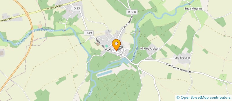 localisation de l'entreprise MAROLLES  MESNILS-SUR-ITON