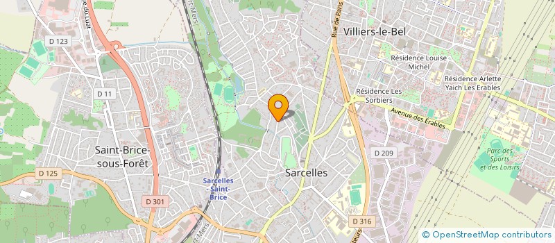 localisation de l'entreprise MAROLLY  SARCELLES