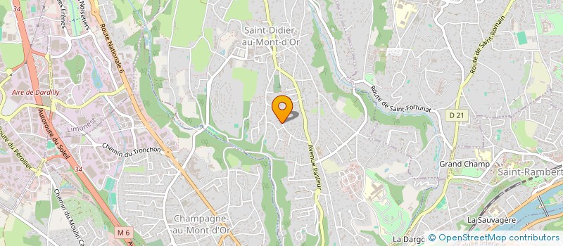 localisation de l'entreprise MAROLO  SAINT-DIDIER-AU-MONT-D OR