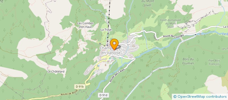 localisation de l'entreprise MAROLT MONTAGNE GROUPE  CHAMPAGNY-EN-VANOISE