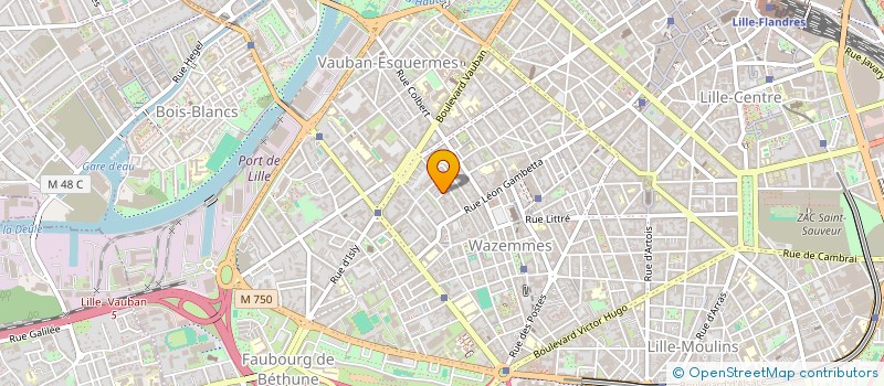 localisation de l'entreprise MAROLY à LILLE