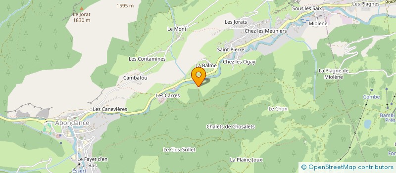 localisation de l'entreprise MAROMACERO  LA CHAPELLE D'ABONDANCE