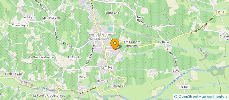 localisation de l'entreprise MARON  SAINT-ETIENNE-DES-OULLIERES