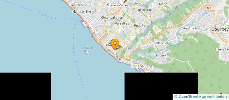 localisation de l'entreprise MARONI INVEST  BASSE-TERRE