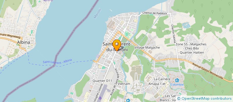 localisation de l'entreprise MARONI TRAITEMENT SARL à SAINT-LAURENT-DU-MARONI