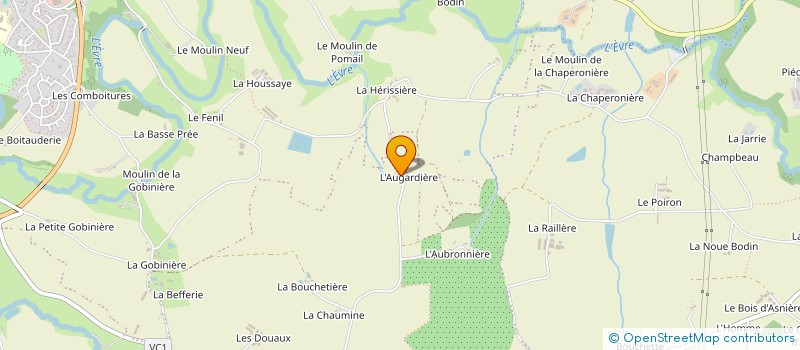localisation de l'entreprise MARONIS STYLE à MONTREVAULT-SUR-EVRE