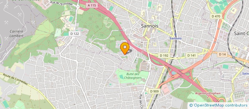 localisation de l'entreprise MAROPHE 27  SANNOIS