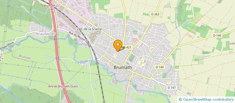 localisation de l'entreprise MAROPI  BRUMATH