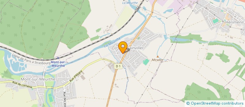 localisation de l'entreprise MAROQUINERIE BERGER à LUNEVILLE