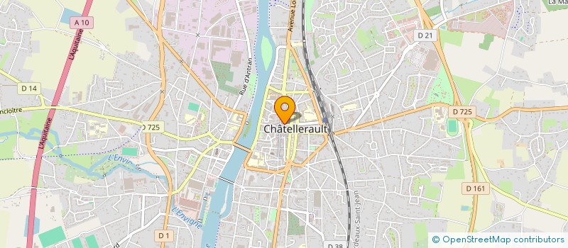 localisation de l'entreprise MAROQUINERIE COLBERT à CHATELLERAULT