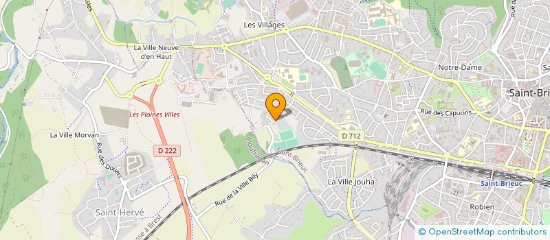 localisation de l'entreprise MAROQUINERIE COTE OUEST LL à SAINT-BRIEUC