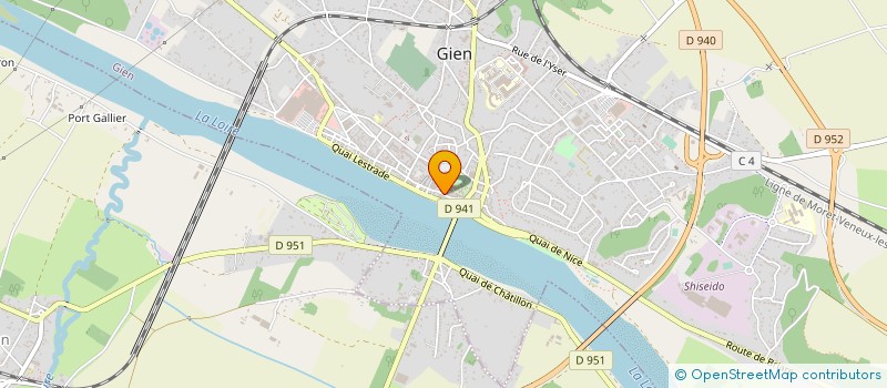 localisation de l'entreprise MAROQUINERIE DE GIEN à GIEN