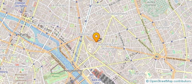 localisation de l'entreprise MAROQUINERIE DE SAINT-ANTOINE  PARIS 12