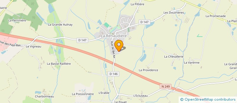 localisation de l'entreprise MAROQUINERIE DES MAUGES à SEVREMOINE