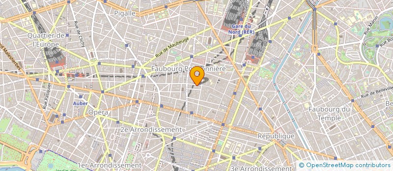 localisation de l'entreprise MAROQUINERIE ET BAGAGES DE FRANCE à PARIS