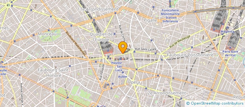localisation de l'entreprise MAROQUINERIE SAINT LAZARE à PARIS